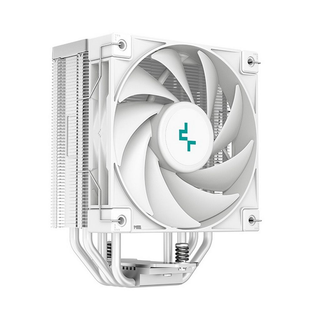 Вентилятор Deepcool AK400 WH (White, Height 155mm, 6mm x 4pcs, Fan 120mm, 500;1850RPM ±10%, < 29 dB(A), 4-pin PWM, TDP 220W, Al+Cu, Screw, Socket AMD AM5/AM4, Intel LGA1700/1200/115x) (R-AK400-WHNNMN-