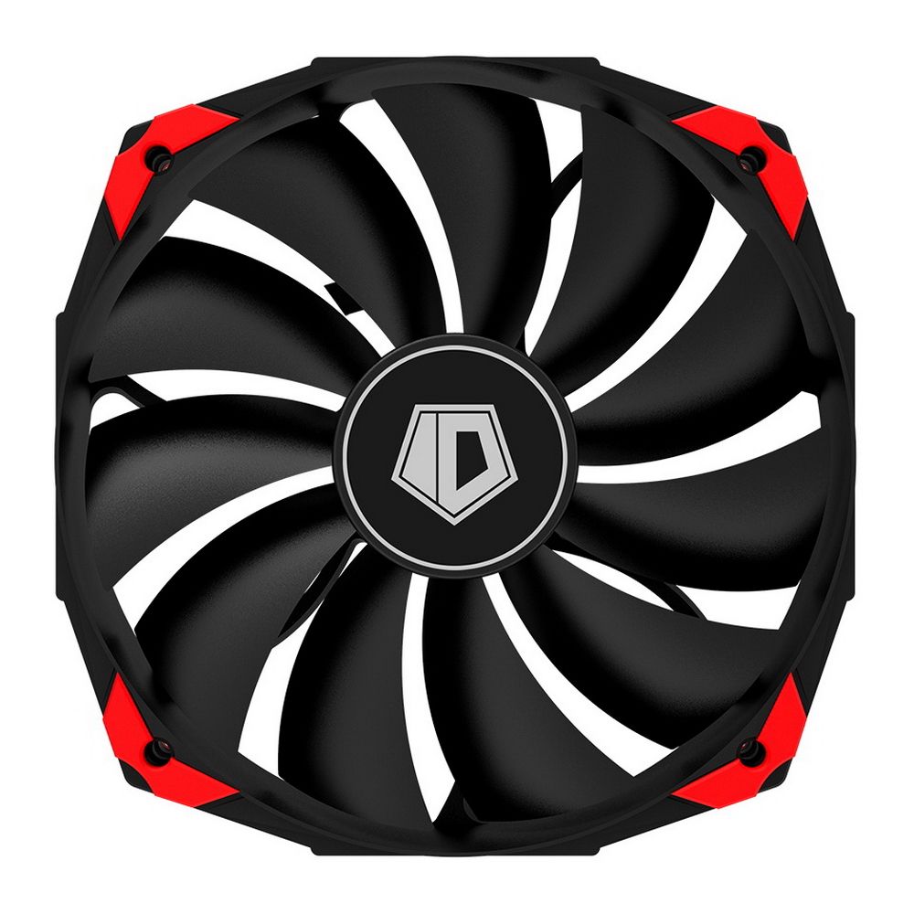 Вентилятор ID-Cooling Вентилятор ID-COOLING NO-14025K 140x140x25мм (24шт./кор, PWM, Low Noise, резиновые углы, черный, 800-1600об/мин) BOX (300344)