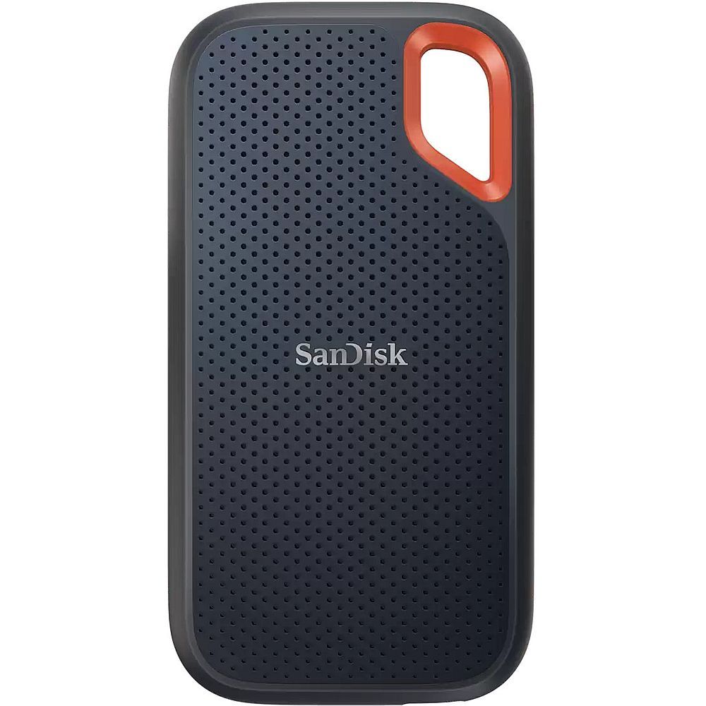 Твердотельный накопитель SSD SanDisk Extreme 2TB Portable SSD - up to 1050MB/s Read and 1000MB/s Write Speeds, USB 3.2 Gen 2, 2-meter drop protection and IP55 resistance (SDSSDE61-2T00-G25)