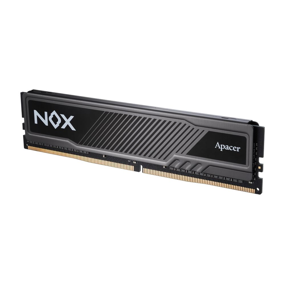 Модуль памяти Apacer NOX Black Gaming Memory AH4U08G32C28YMBAA-1 8GB DDR4 3200 DIMM Non-ECC, CL16, 1.35V, Intel XMP 2.0, Heat Sink, RTL