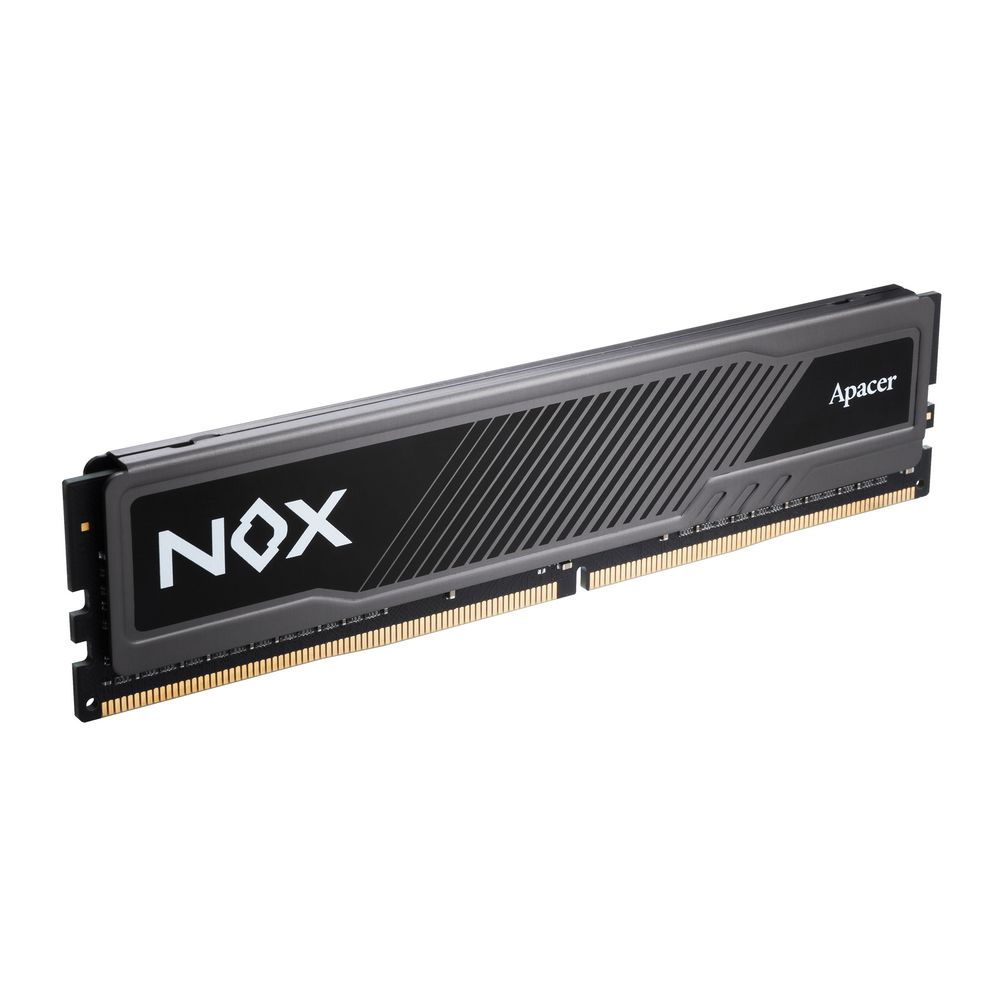 Модуль памяти Apacer NOX Black Gaming Memory AH4U16G32C28YMBAA-1 16GB DDR4 3200 DIMM Non-ECC, CL16, 1.35V, Intel  XMP 2.0, Heat Sink, RTL