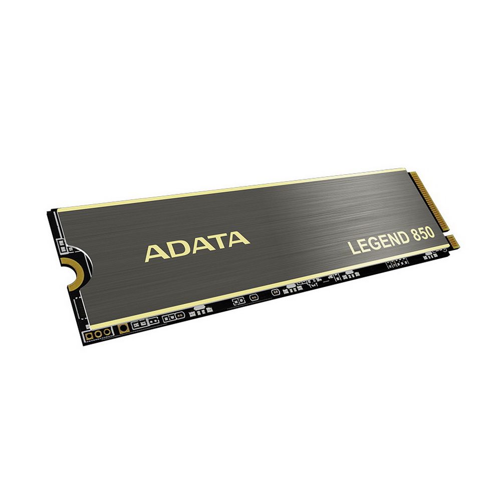 Твердотельный накопитель SSD ADATA ALEG-850-512GCS PCIe Gen4x4 with NVMe, 5000/2700, IOPS 380/530K, MTBF 2M, 3D NAND, 500TBW, 0,54DWPD, Heat Sink, SMI SM2269XT, Work with PS5, RTL (936981)