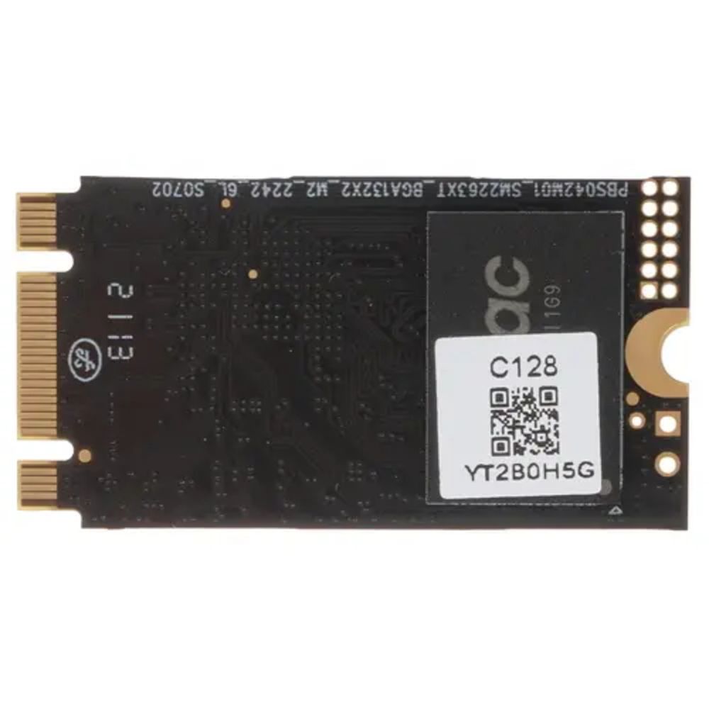 Твердотельный накопитель SSD Netac N930ES 256GB 
PCIe 3 x2 M.2 2242 NVMe 3D NAND, R/W up to 1650/1260MB/s, TBW 150TB (NT01N930ES-256G-E2X)