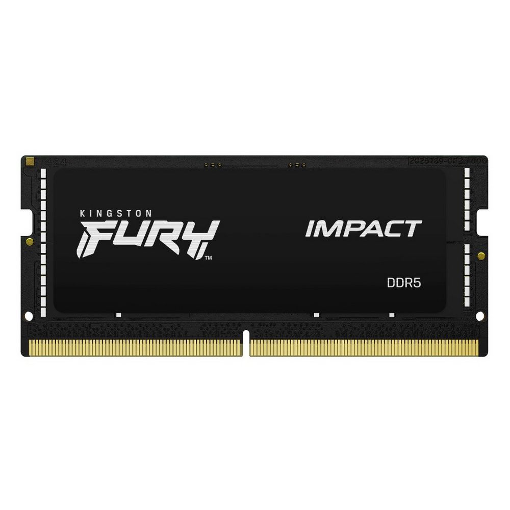 Модуль памяти Kingston 32GB  DDR5 4800 SODIMM  FURY Impact PnP Gaming Memory KF548S38IB-32 Non-ECC,  CL38 , 1.1V, 2RX8 38-38-38  262-pin 16Gbit, RTL