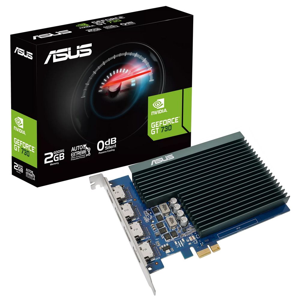 Видеокарта ASUS Bad Pack GT730-4H-SL-2GD5 2GB GDDR5 64bit 4xHDMI (369417) {20} (90YV0H20-M0NA00||bp)