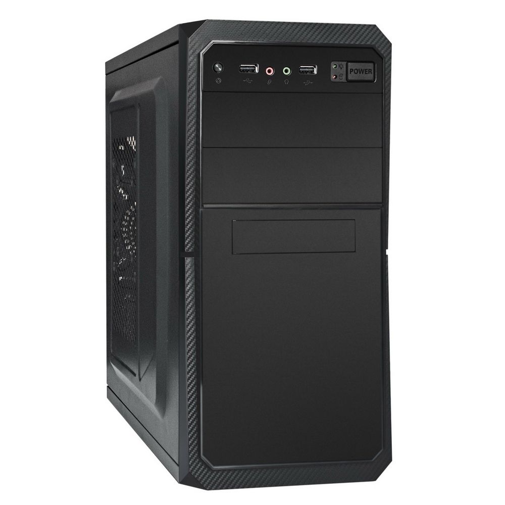 Корпус Minitower ExeGate BA-202 (mATX, без БП, 2*USB, аудио, черный) (EX284027RUS)