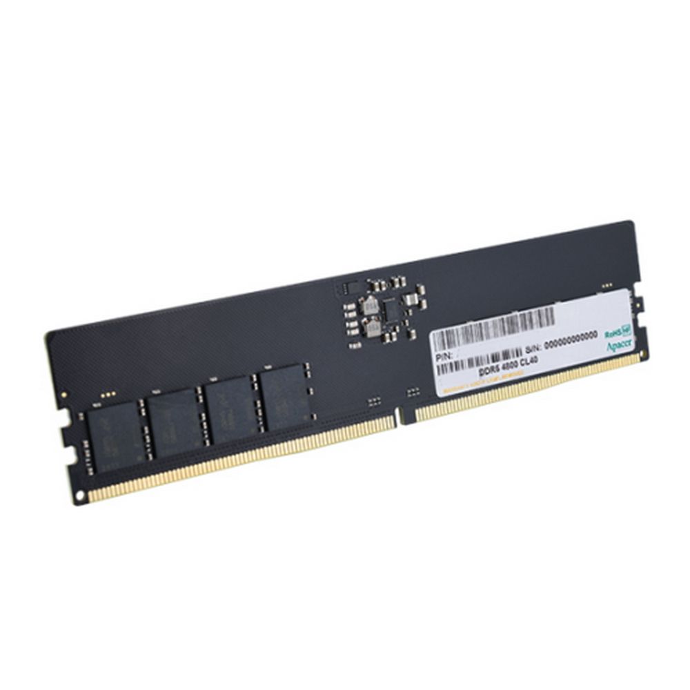 Модуль памяти Apacer 16GB DDR5 4800 DIMM CL40, 1.2V, 2048x8,  RTL (FL.16G2A.PTH)