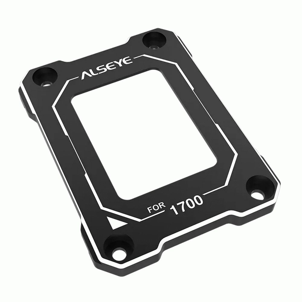 Рамка для процессора Protect Cap Alseye 70.2*53.4*5.6mm, AL, fine sandblasting + anodic black + bright edge surface, ALSEYE LOGO and 1700 information, PANTONE Cool Gray 7C (AS.18.0041)