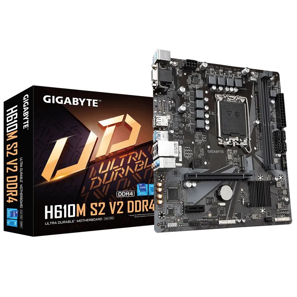 Материнская плата Gigabyte H610M S2 V2 DDR4 RTL