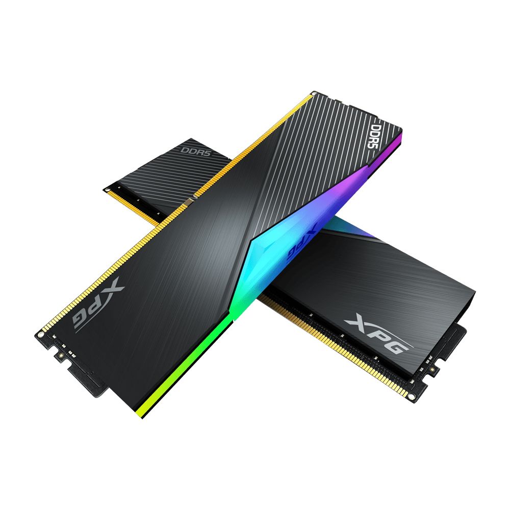 Модуль памяти ADATA 32GB DDR5 7200 DIMM XPG Lancer RGB CL34-46-46, Non-ECC, 1.4V, 2 x 16GB, (AX5U7200C3416G-DCLARBK)