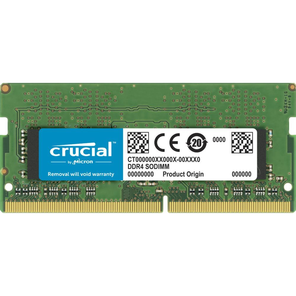 Модуль памяти Crucial 32GB DDR4 3200 SO DIMM Non-ECC, CL22, 1.2V, DRx8, RTL, OEM (822499) {100} (CT32G4SFD832A||oem)