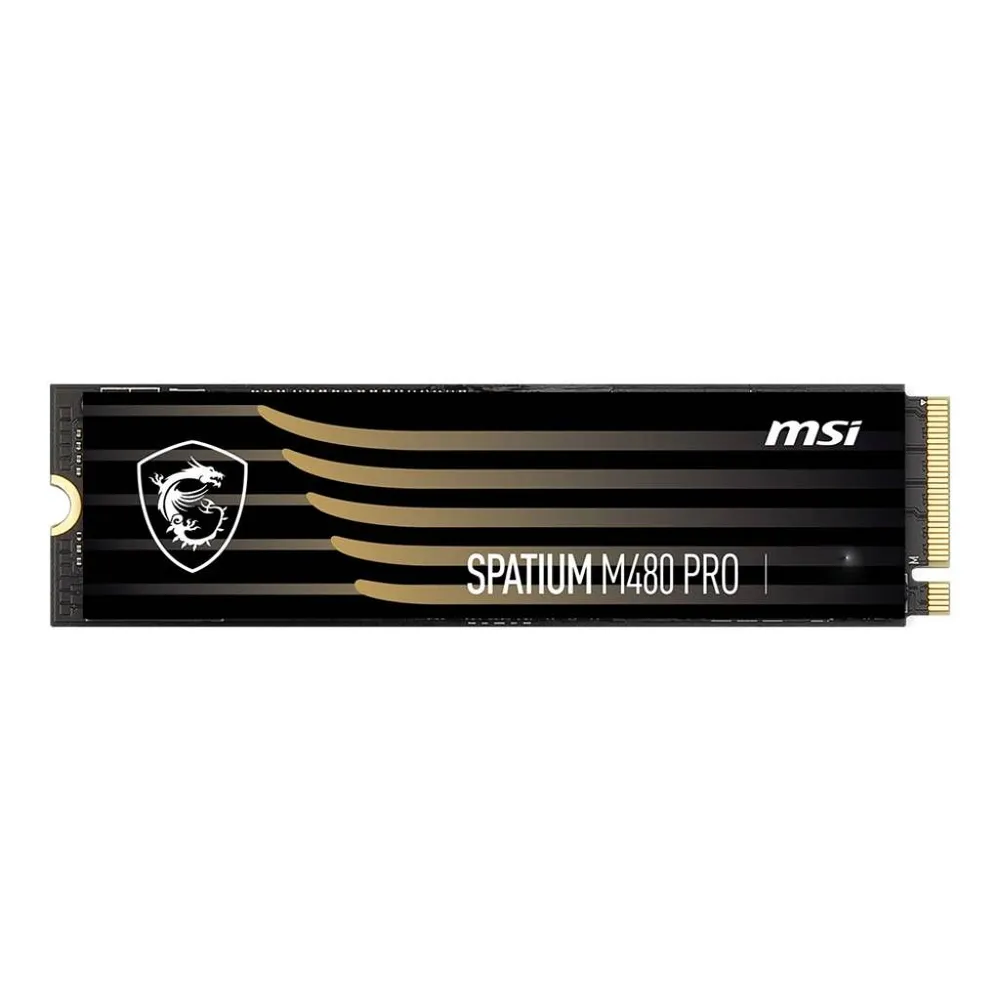 Твердотельный накопитель SSD MSI 2TB PCIe 4.0 NVMe M.2 SPATIUM M480 PRO (S78-440Q600-P83)