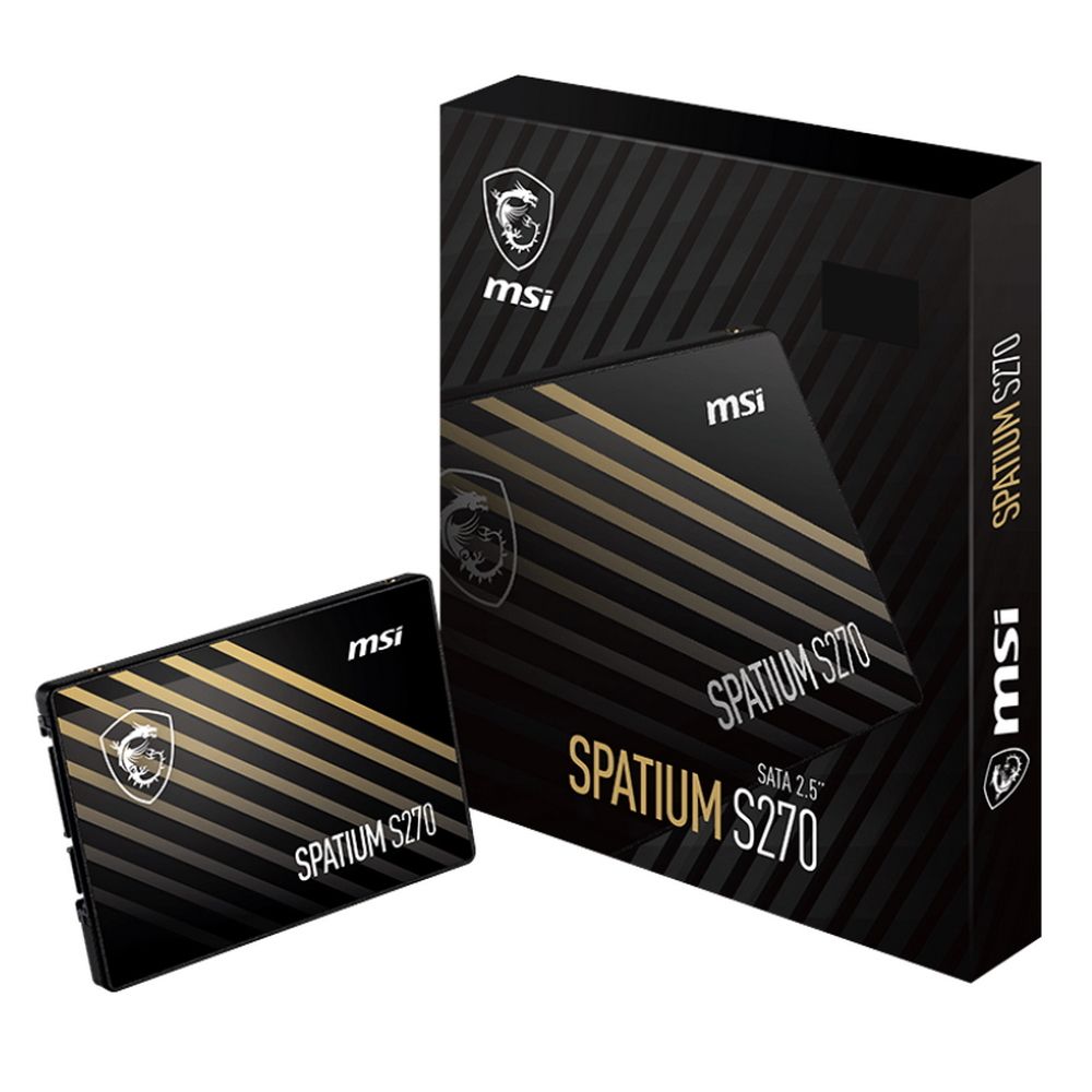 Твердотельный накопитель SSD MSI 480GB SATA 2.5” SPATIUM S270 (S78-440E350-P83)