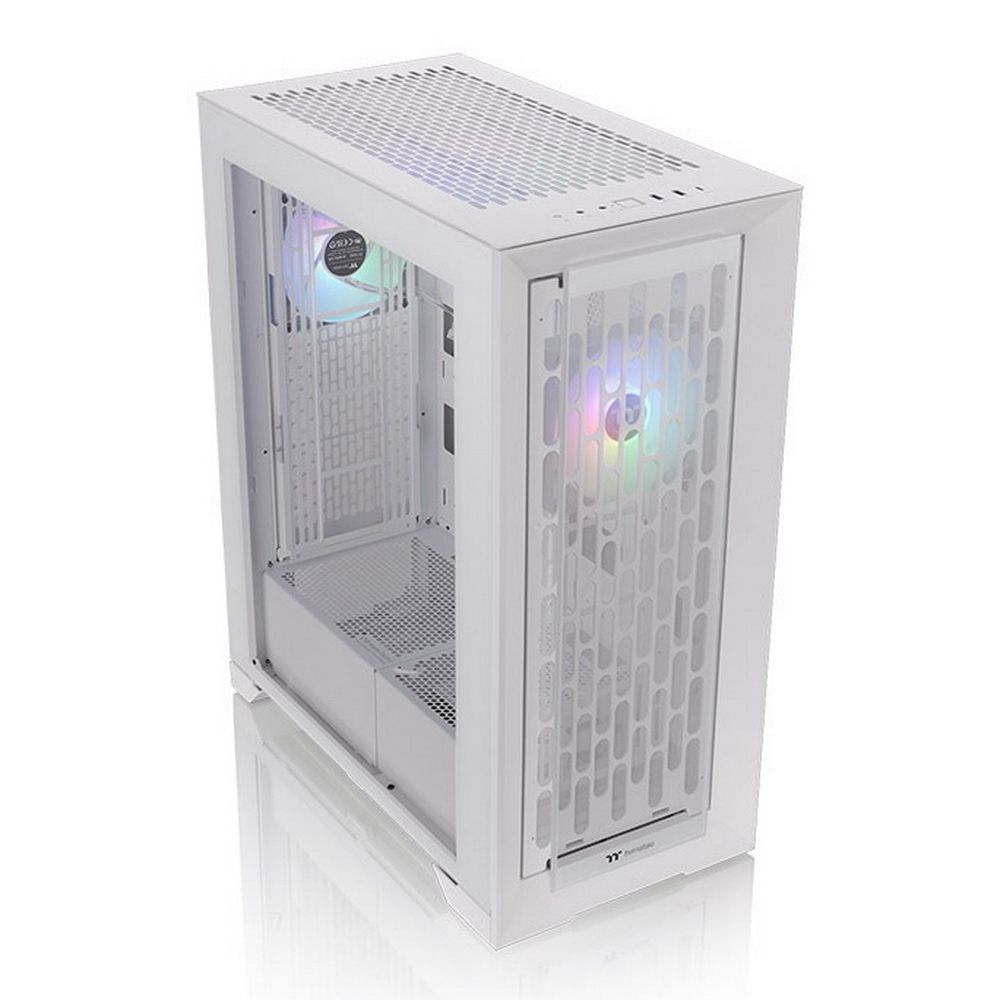 Корпус Thermaltake CA-1X8-00F6WN-01 CTE T500 TG ARGB Snow/White/Win/SPCC/Tempered Glass*2/CT140 ARGB Fan*3/Brown Box