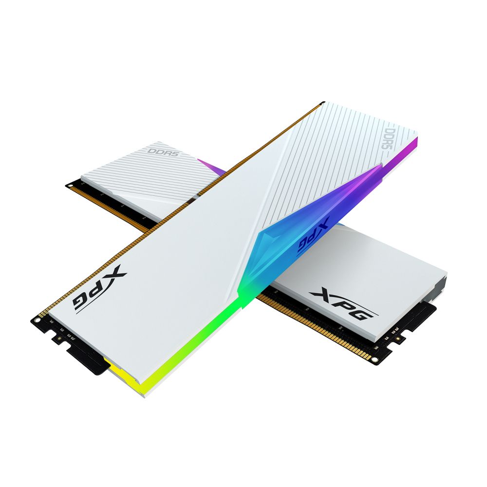 Модуль памяти ADATA 64GB DDR5 6000 DIMM XPG Lancer RGB 2*32, 1.35V, CL30-40-40, On-Die ECC, Power Management IC, white (AX5U6000C3032G-DCLARWH)