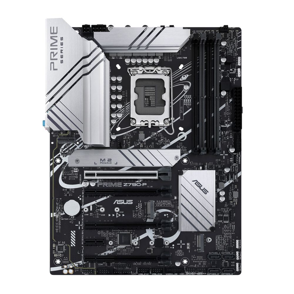 Материнская плата ASUS PRIME Z790-P LGA1700 ATX 4xDDR5 4xPCIEx16 PCIEx1 3xM.2 USB-C DP HDMI 2.5GLAN (90MB1CK0-M1EAY0)