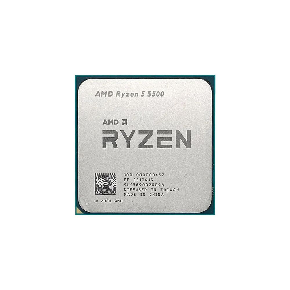 Центральный Процессор AMD RYZEN 5 5500 BOX (Cezanne, 7nm, C6/T12, Base 3,60GHz, Turbo 4,20GHz, Without Graphics, L3 16Mb, TDP 65W, SAM4) (100-100000457BOX)