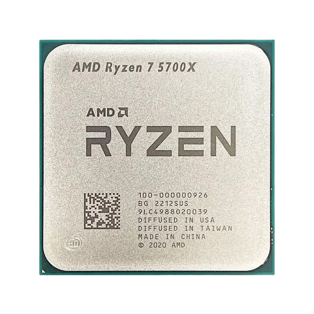 Центральный Процессор AMD RYZEN 7 5700X BOX (Vermeer, 7nm, C8/T16, Base 3,40GHz, Turbo 4,60GHz, Without Graphics, L3 32Mb, Default TDP 65W, w/o cooler, SAM4) (100-100000926WOF)