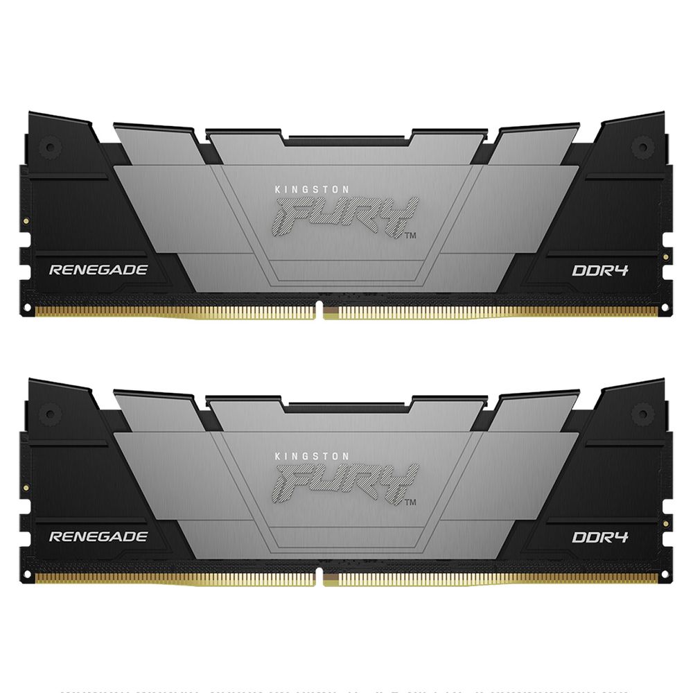 Модуль памяти Kingston 16GB KF432C16RB2K2/16 DDR4 3200 DIMM FURY Renegade Black Gaming Memory Non-ECC, CL16,1.35V, Кит 2х8GB , RTL