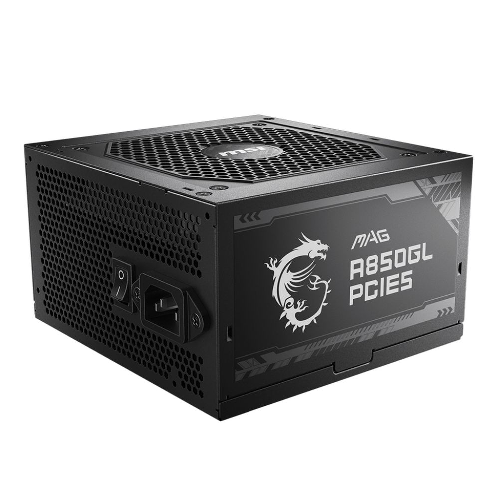 Блок питания MSI MAG A850GL PCIE5 , 850W, 80+ Gold, полностью модульный, ATX 3.1, PCIE5.1 (306-7ZP8A11-CE0)