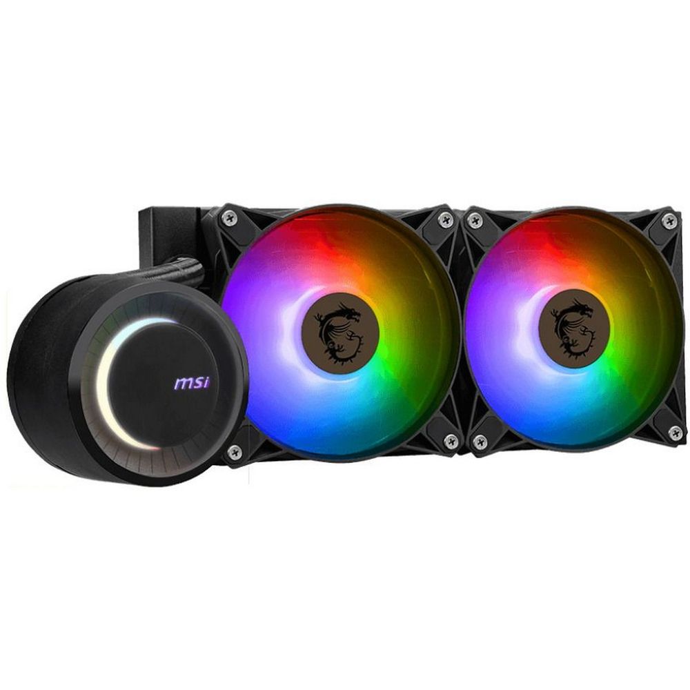 Жидкостная система охлаждения MSI MAG CORELIQUID E240 2x ARGB Fan, Color Box, LGA1700 (306-7ZW5E17-C24)