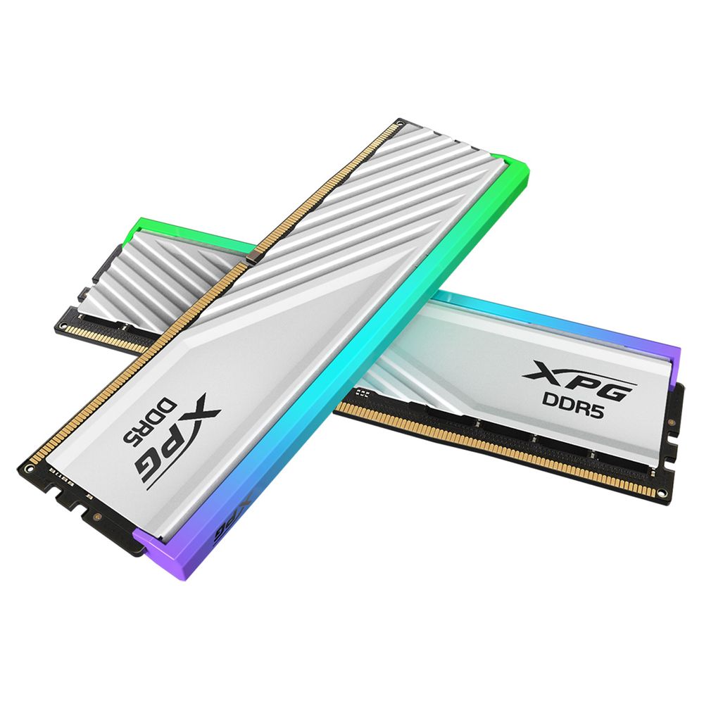 Модуль памяти ADATA XPG Lancer Blade RGB 32GB DDR5 6400 DIMM white kit 16*2, 1.4V, CL32-39-39 (AX5U6400C3216G-DTLABRWH)