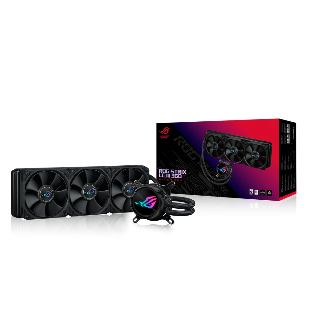 Жидкостная система охлаждения ASUS ROG STRIX LC III 360 /AIO COOLER,ASETEK,SIGRID V2, ARGB (90RC00T0-M0UAY0)