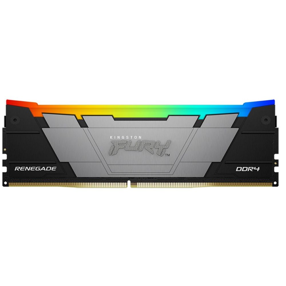 Модуль памяти Kingston 16GB DDR4 3200 DIMM FURY Renegade RGB Black XMP KF432C16RB12A/16