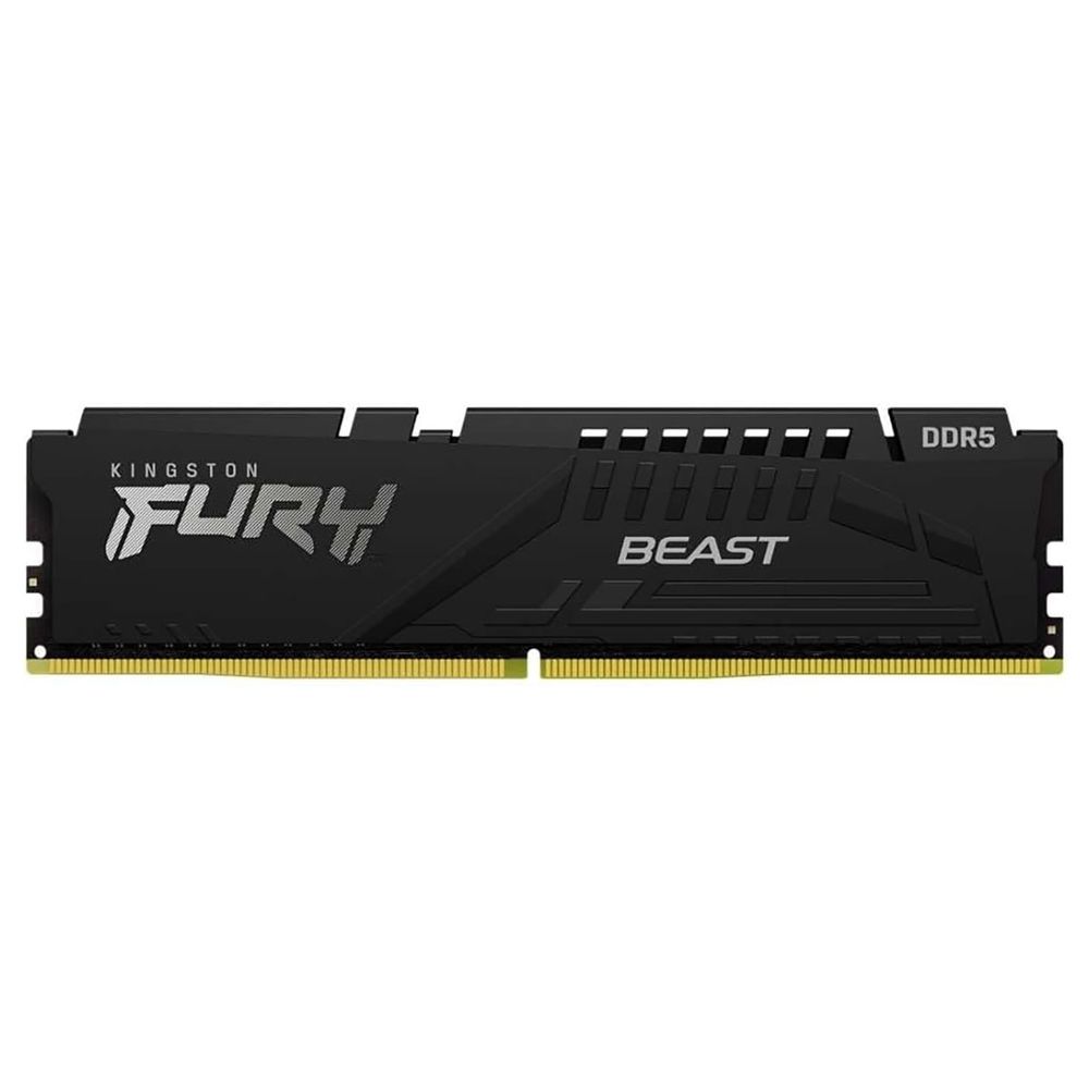 Модуль памяти Kingston 32GB DDR5 5600 FURY Beast Black EXPO Non-ECC Unbuffered DIMM 2RX8 36-38-38 1.25V 288-pin 16Gbit (KF556C36BBE-32)
