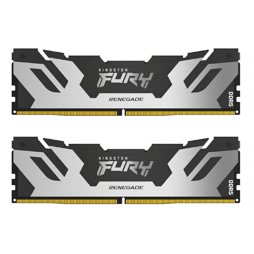 Модуль памяти Kingston 32GB DDR5 6800 FURY Renegade Silver/Black XMP Non-ECC Unbuffered DIMM (Kit 2*16gb) 1RX8 36-42-42 1.4V 288-pin 16Gbit (KF568C36RSK2-32)