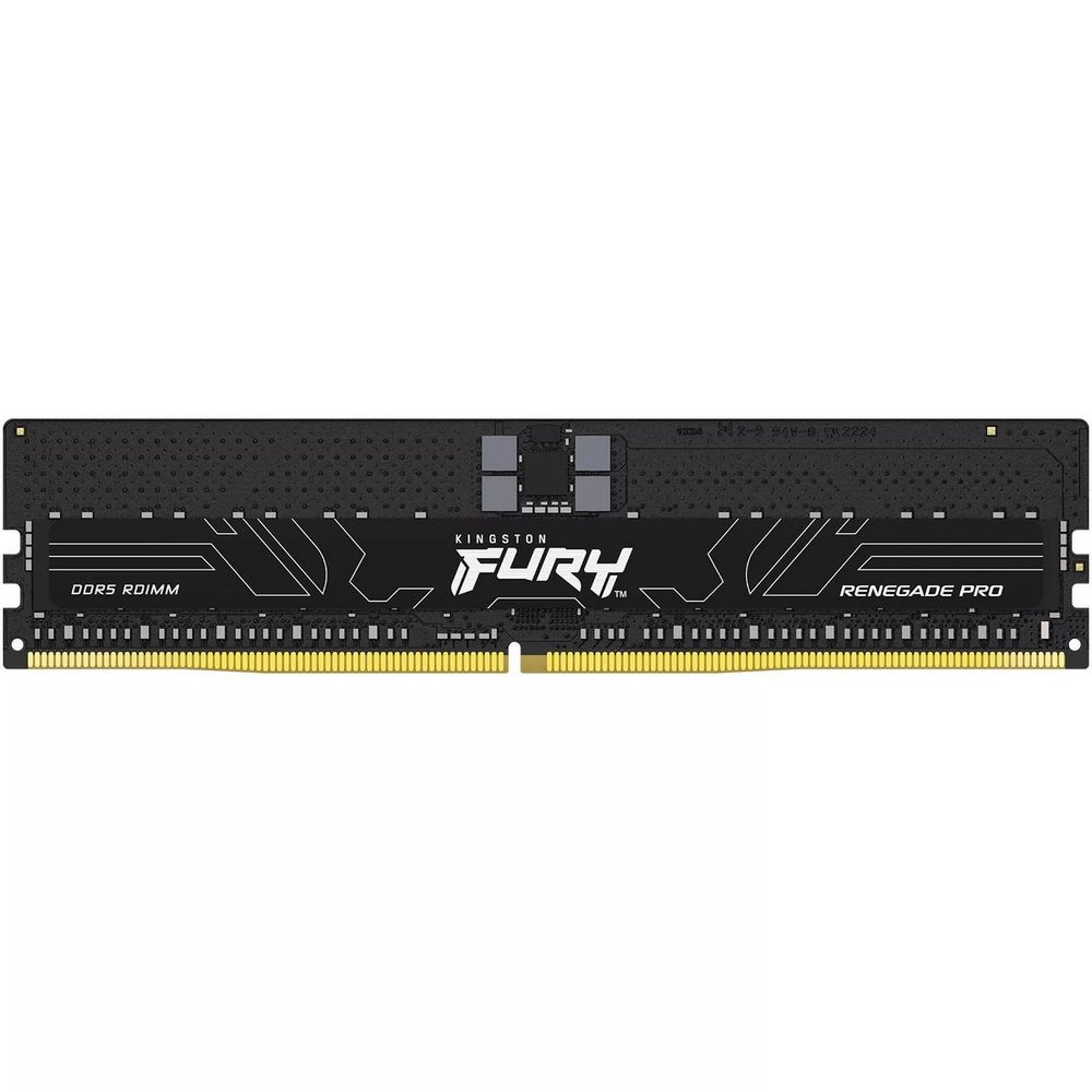 Модуль памяти Kingston 16GB DDR5 5600 FURY Renegade Pro RDIMM Black XMP ECC Registered DIMM (Single Module) 1RX8 36-38-38 1.25V 288-pin 16Gbit (KF556R36RB-16)