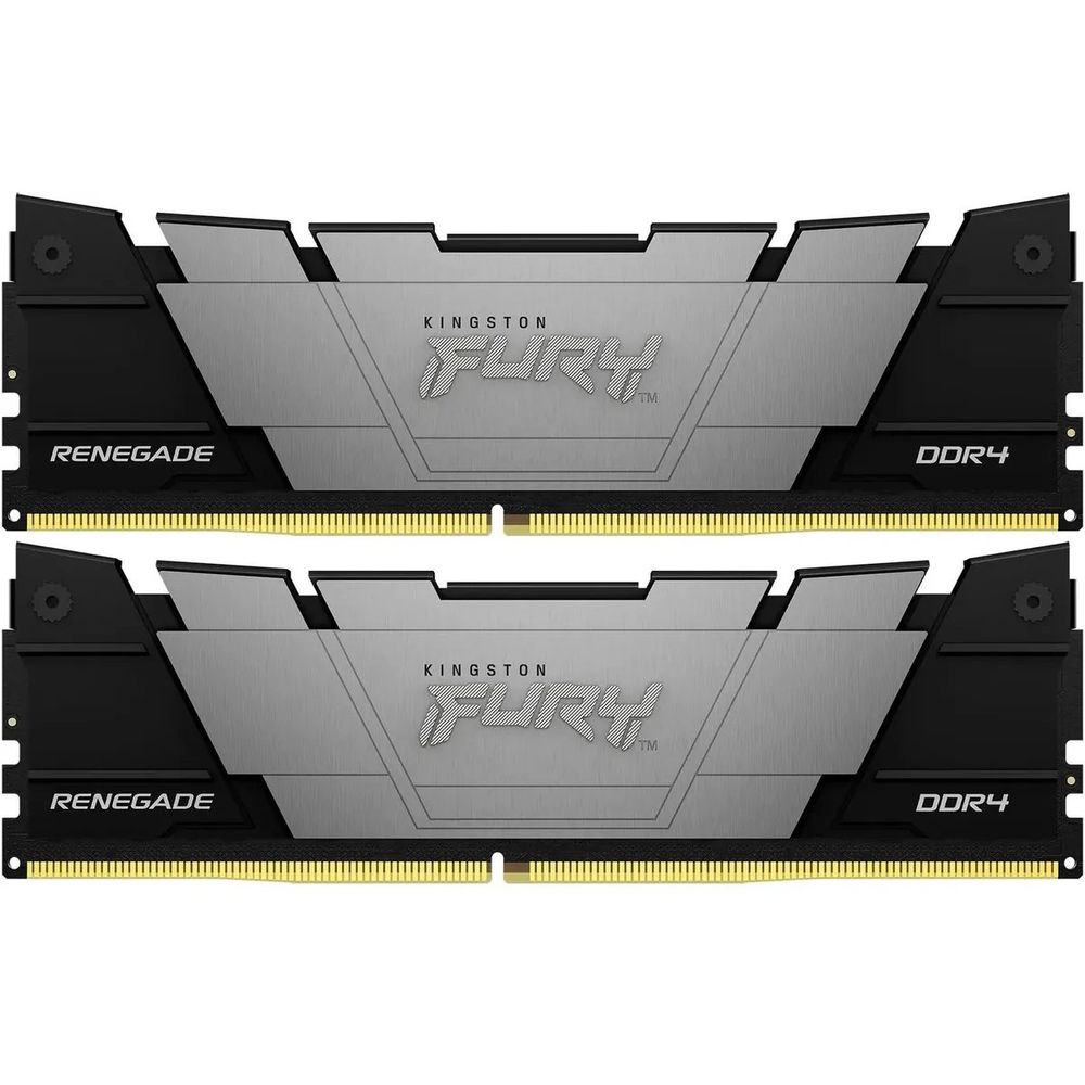 Модуль памяти Kingston 16GB DDR4 4000 FURY Renegade Black XMP Non-ECC Unbuffered DIMM (Kit 2*8gb) 1RX8 19-23-23 1.35V 288-pin 8Gbit (KF440C19RB2K2/16)