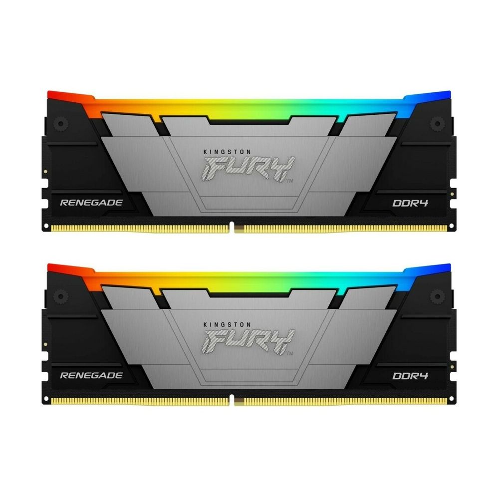 Модуль памяти Kingston 32GB DDR4 3600 FURY Renegade RGB Black XMP Non-ECC Unbuffered DIMM (Kit 2*16gb) 2RX8 16-20-20 1.35V 288-pin 8Gbit (KF436C16RB12AK2/32)