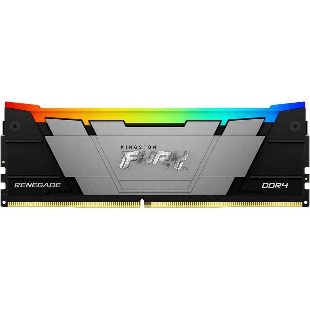 Модуль памяти Kingston 32GB DDR4 3600 FURY Renegade RGB Black XMP Non-ECC Unbuffered DIMM (Single Module) 2RX8 18-22-22 1.35V 288-pin 16Gbit (KF436C18RB2A/32)
