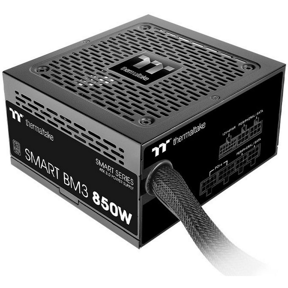 Блок питания Thermaltake Smart BM3 850 /Semi Modular/Non Light/Full Range/Analog/80 Plus Bronze/EU/JP Main CAP/All Flat Cables/Gen 5 (PS-SPD-0850MNFABE-3)