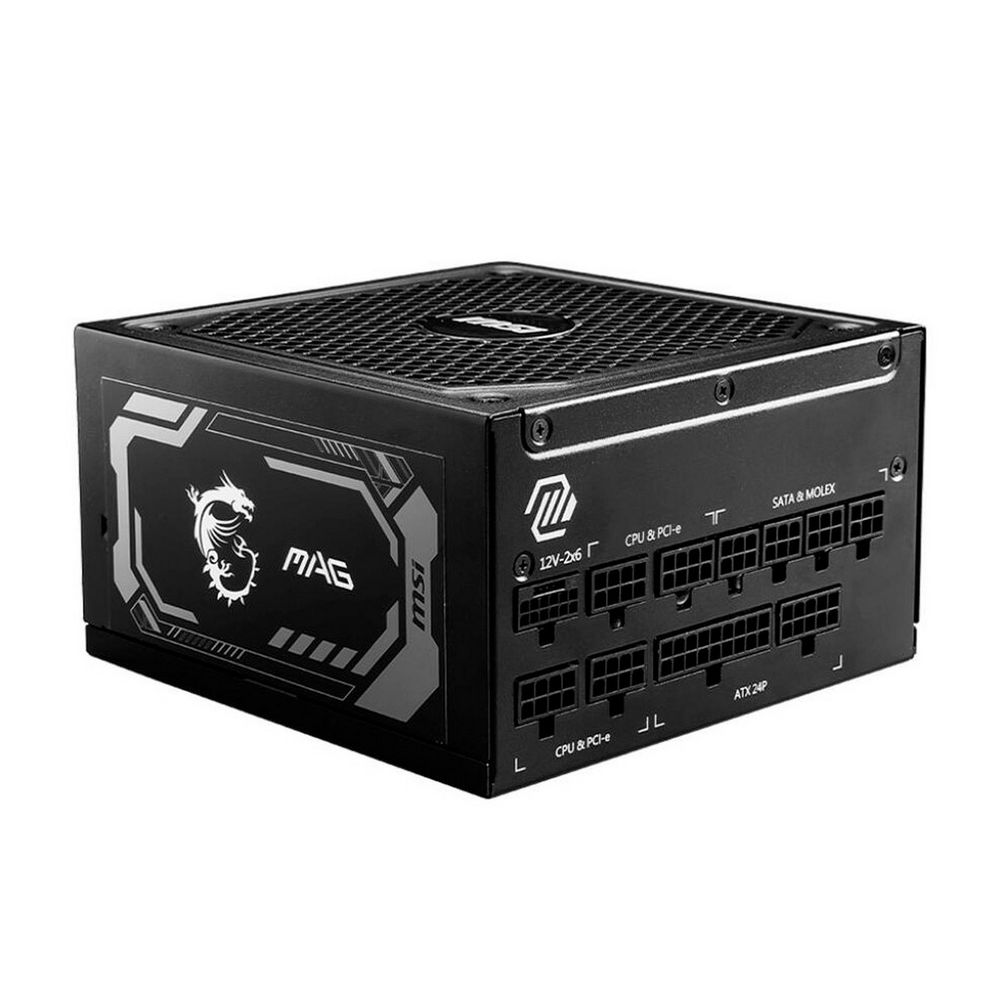 Блок питания MSI MAG A1000GL PCIE5 1000W, 80+ Gold, полностью модульный, ATX 3.1, PCIE5.1, RTL (306-7ZP9B11-CE0)