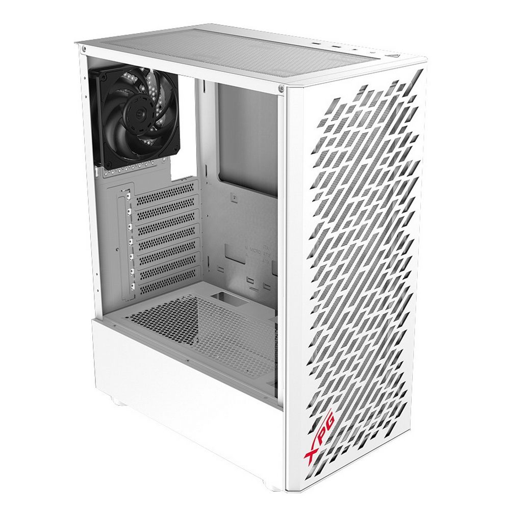 Корпус XPG VALOR AIR WHITE (VALORAIRMT-WHCWW) (Midi-Tower, белый, TG, 120mm fan*4) (VALORAIRMT-WHCWW||bp)