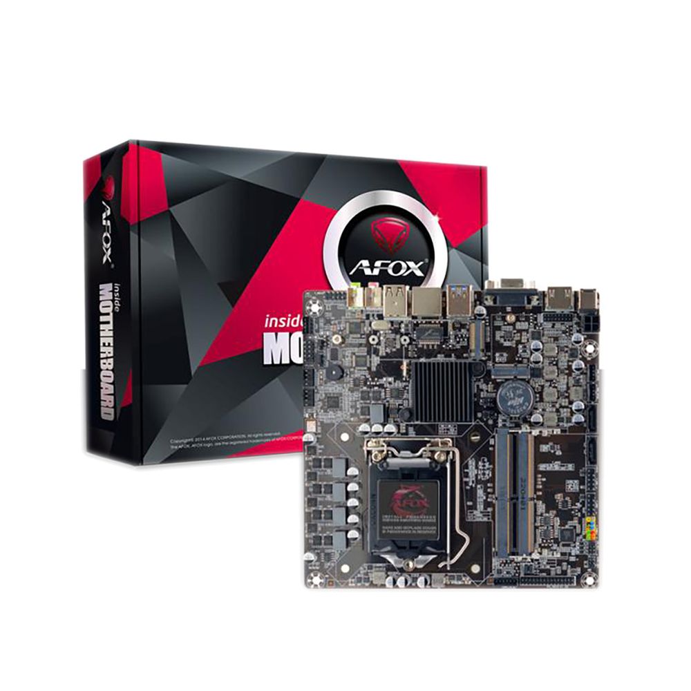 Материнская плата Afox AFH510-MI-V2 LGA1200 mini-ITX 2xDDRL4 M.2 HDMI VGA