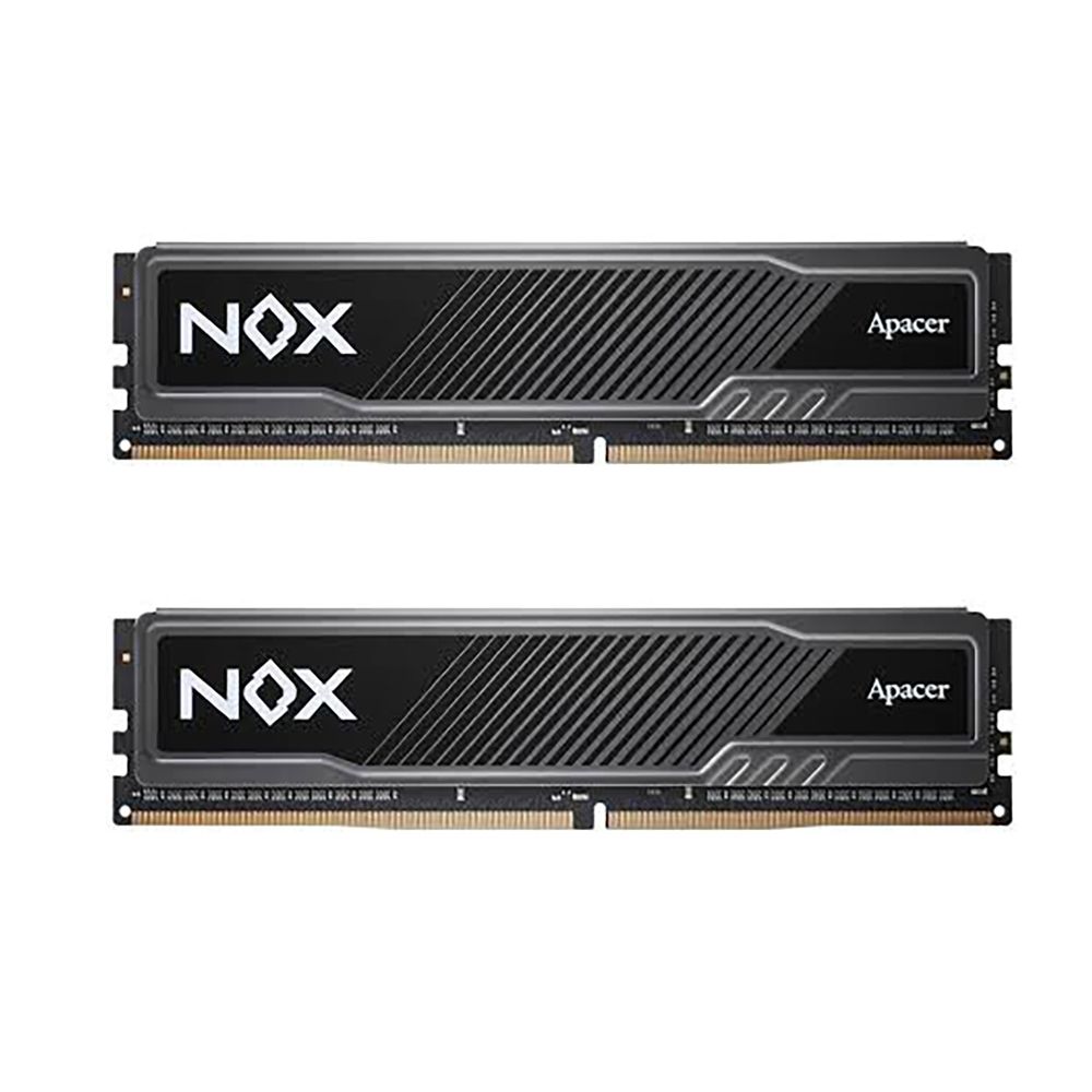 Модуль памяти Apacer 32GB DDR4 3200 DIMM OC NOX DDR4 w/HS RP-K2 Kit (2x16GB), 1.35V, 1024x8 (AH4U32G32C28YMBAA-2)