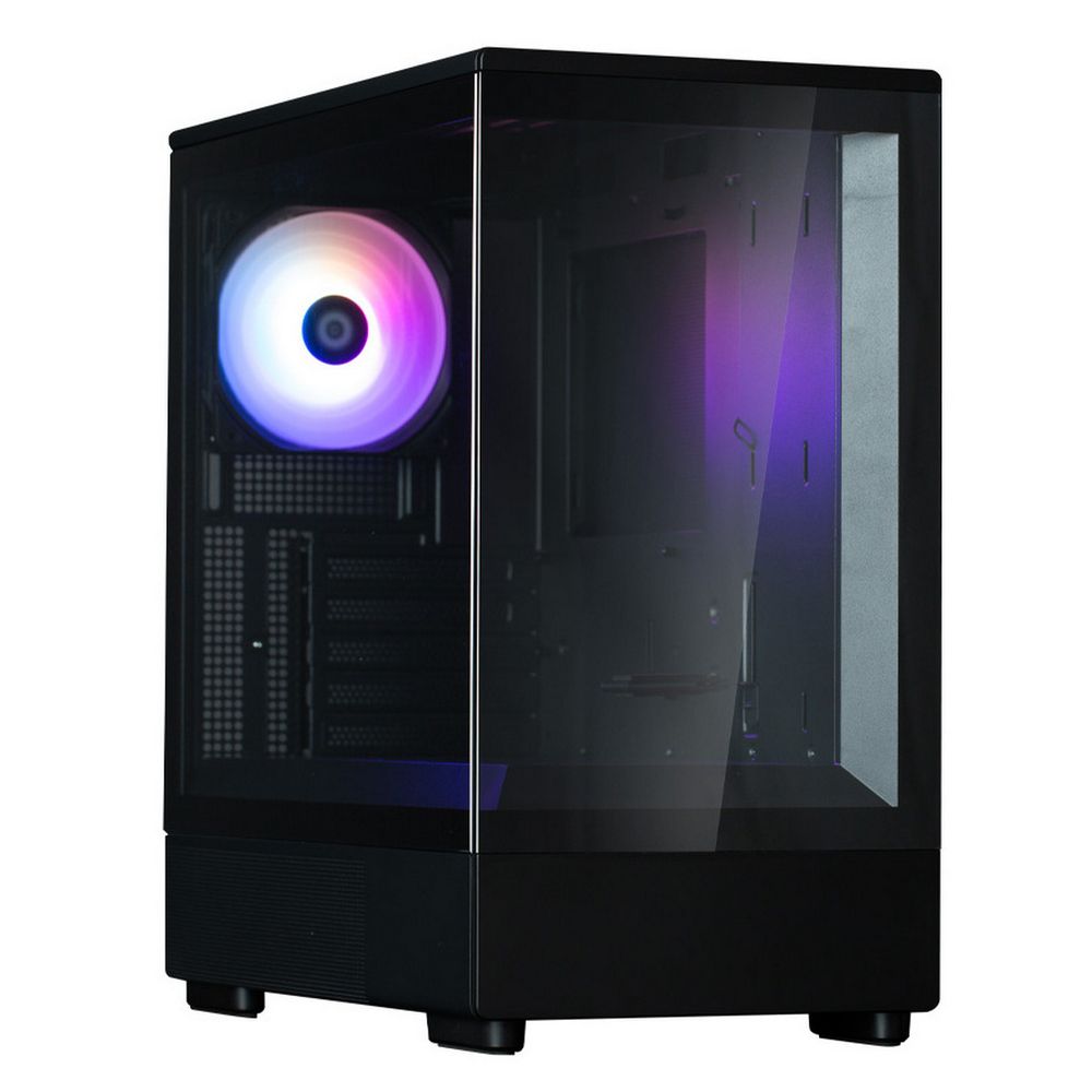 Корпус Zalman mATX Mini Tower PC Case, ZM-AF120 ARGBx1 (P10 Black)