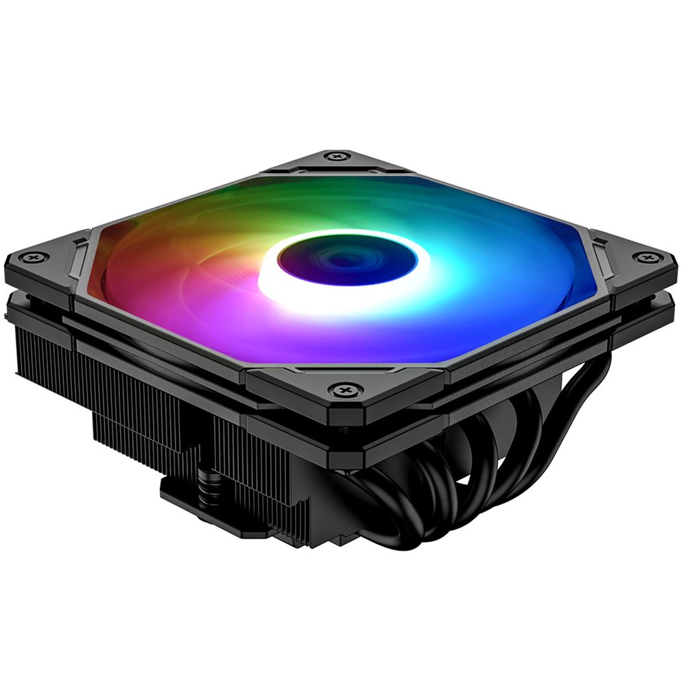 Вентилятор для процессора ID-Cooling Вентилятор Cooler ID-Cooling IS-55 ARGB 125W/PWM/all Intel /AMD AM4, AM5/ Low profile/Screws (IS-55_ARGB)