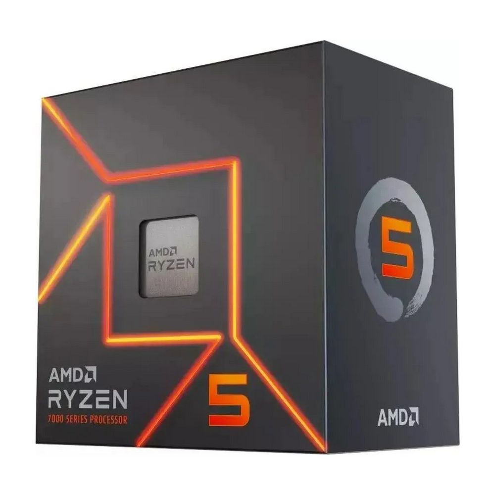 Центральный Процессор AMD RYZEN 5 7500F BOX (100-100000597CBX) (Raphael, 5nm, C6/T12, Base 3,70GHz, Turbo 5,00GHz, without graphics, L3 32Mb, TDP 65W, SAM5)