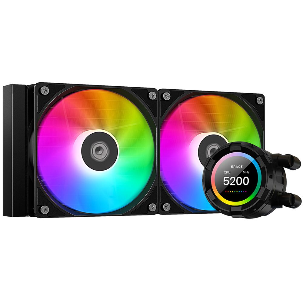 Жидкостная система охлаждения ID-Cooling ID-Cooling SL240 XE /LCD SCREEN /300W /all Intel /all AMD (SL240_XE)
