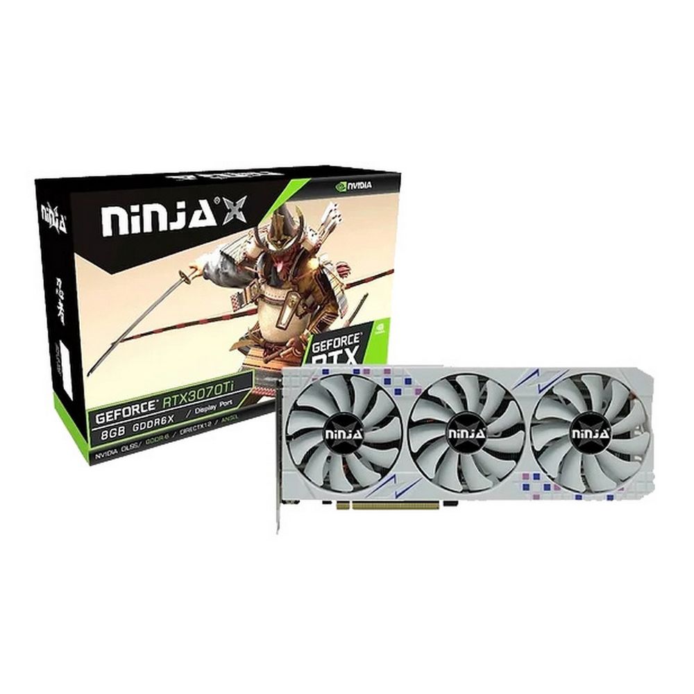 Видеокарта Ninja (Sinotex) RTX3070Ti 8GB GDDR6X 256bit 3xDP HDMI 3FAN RTL (NF307TI86F)