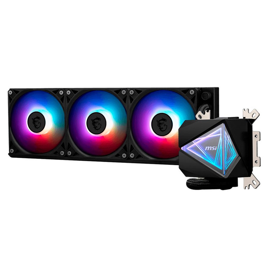 Жидкостная система охлаждения MSI MAG CORELIQUID I360 3x ARGB Gen2 Fan, ARGB Gen2 Block, Color Box (306-7ZW8E11-C24)
