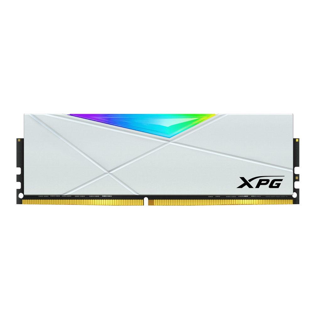 Модуль памяти ADATA 8GB DDR4 3600 DIMM XPG SPECTRIX D50 RGB Gaming Memory CL18-22-22, white, 1.35V (AX4U36008G18I-SW50)
