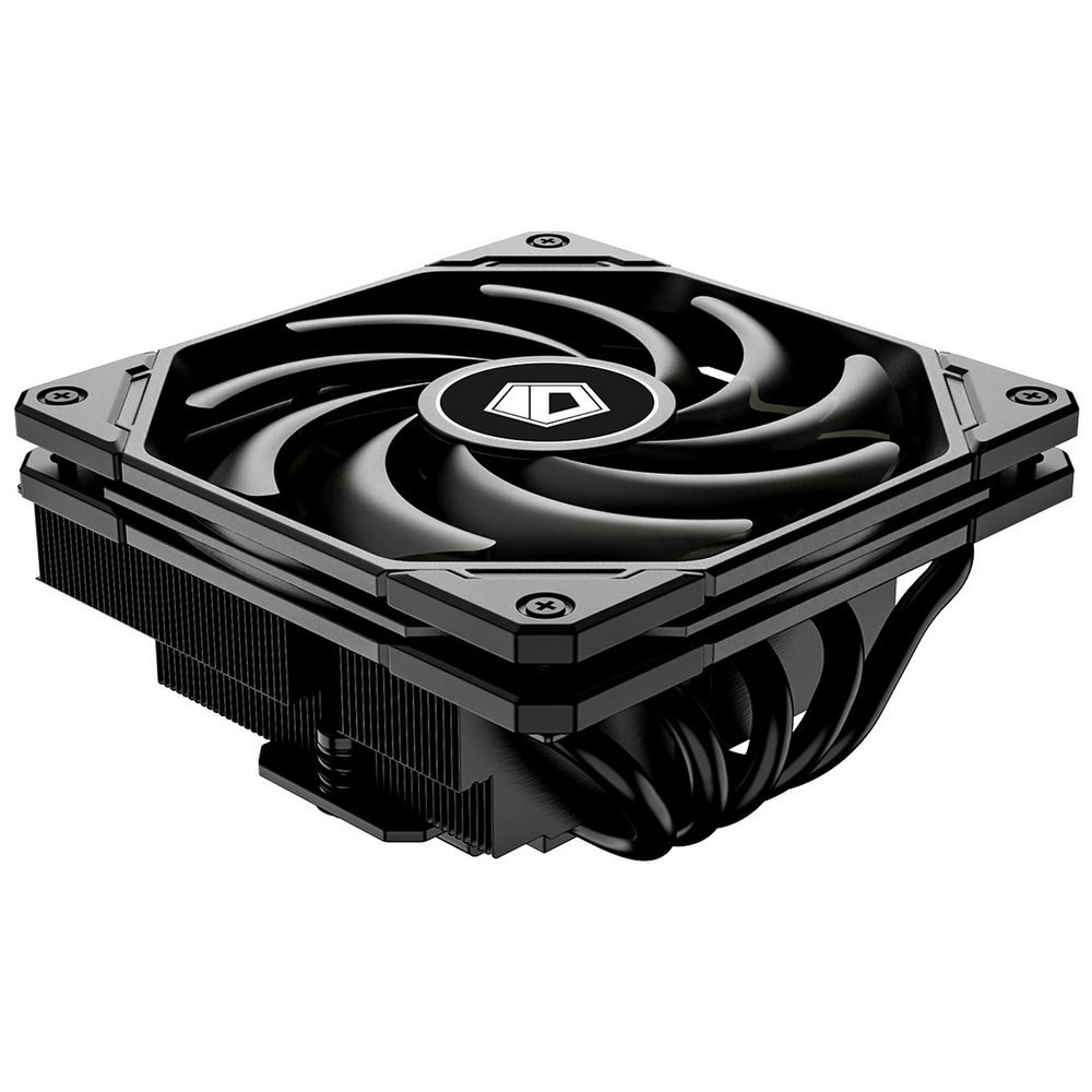 Вентилятор Cooler ID-Cooling IS-55 BLACK 125W/PWM/all Intel /AMD AM4, AM5/ Low profile/Screws (IS-55_BLACK)