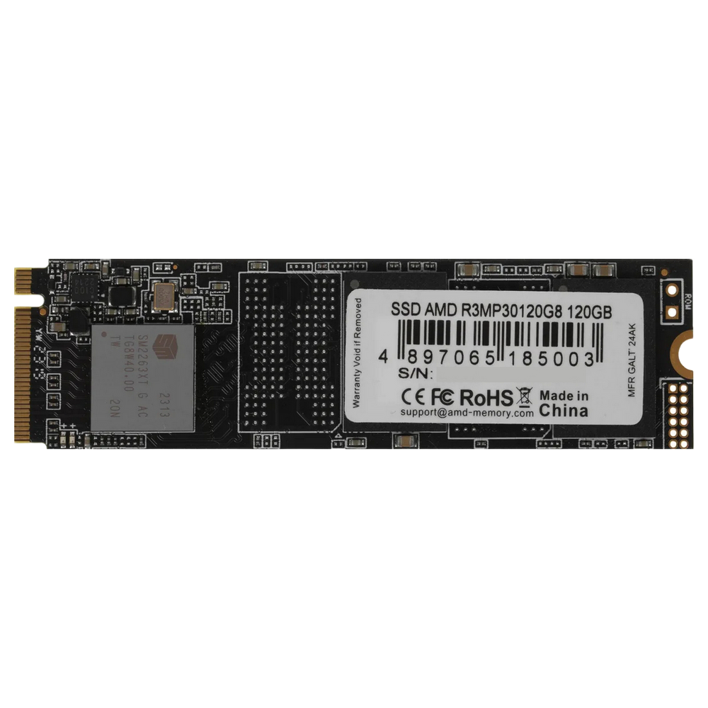 Твердотельный накопитель SSD AMD Radeon R3 Series  M2.2280 120GB (R3MP30120G8)