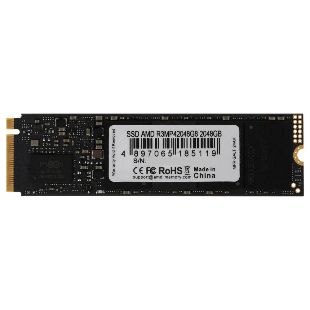 Твердотельный накопитель SSD AMD Radeon R3 Series M2.2280 2048GB (R3MP42048G8)