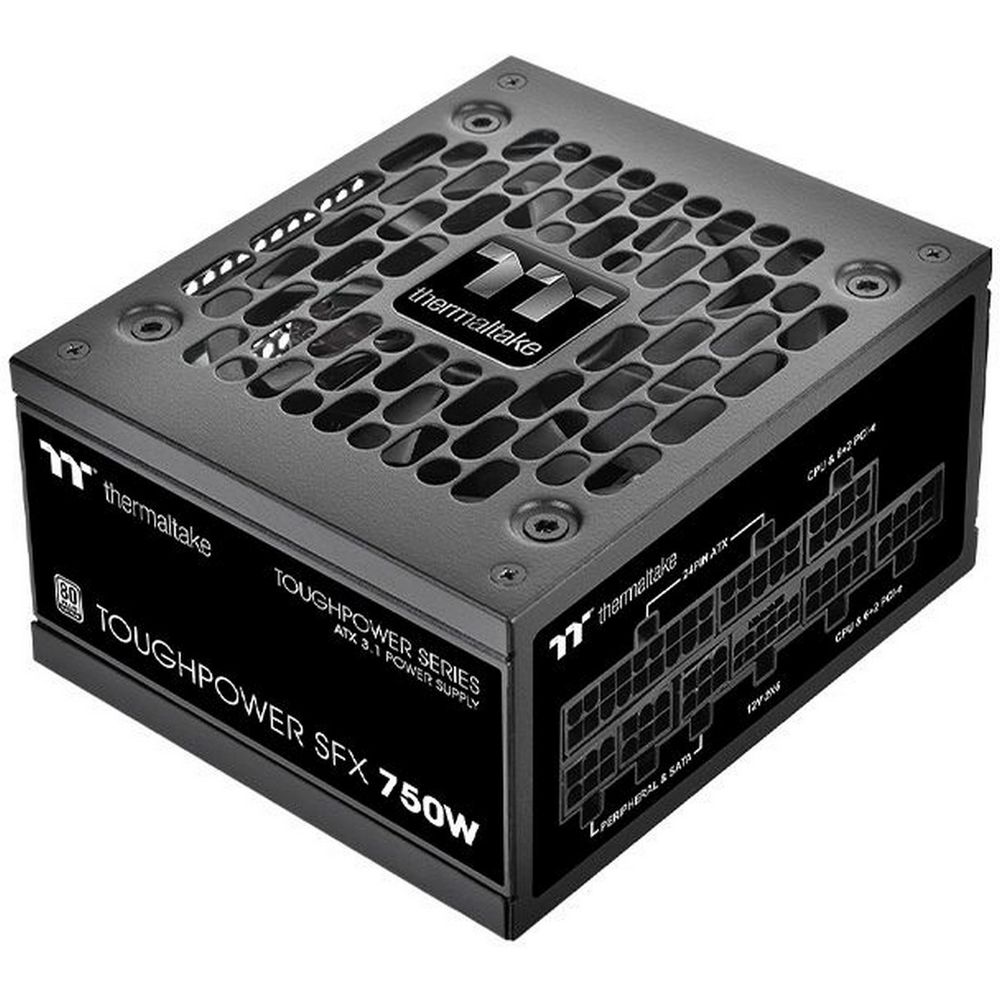 Блок питания ПК Thermaltake Toughpower SFX 750 /0750W/Fully Modular/Non Light/Full Range/Analog/80 Plus Platinum/EU/100% JP CAP/All Flat Cables/Gen 5 (PS-STP-0750FNFAPE-1)